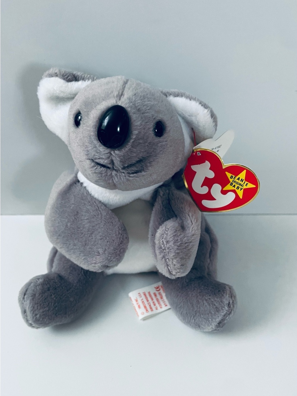 Mel the koala. Ty Gray & White Koala Plush